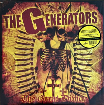 THE GENERATORS "The Great Divide" LP (Hey Suburbia) Yellow Vinyl
